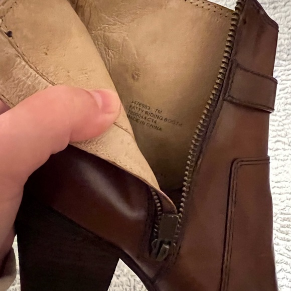 *NWOT* Frye | Patty Riding Bootie | Brown Leather | Size 7M - Picture 8 of 8
